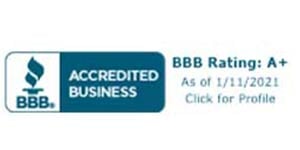 BBB | Accredited Business | BBB Rating: A+ As of 1/11/2021 Click for Profile